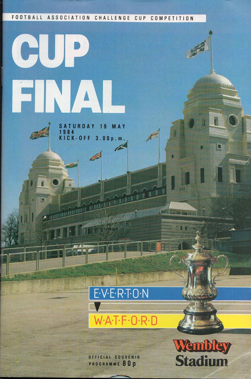 Lot 545: 1 x Challenge Cup Final 1984 Football Programme...