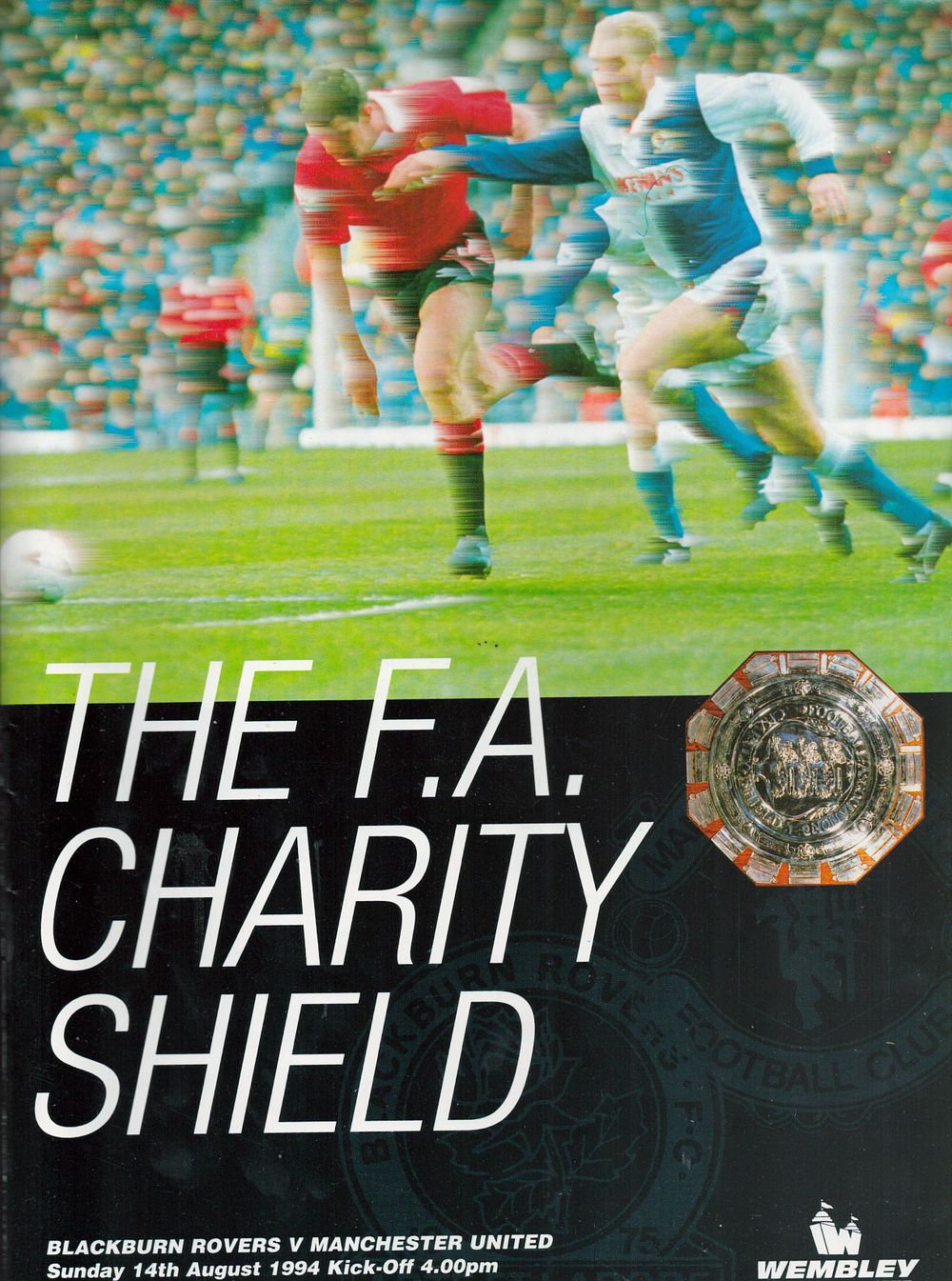 Lot 551: 1 x FA Charity Shield Blackburn Rovers A4...
