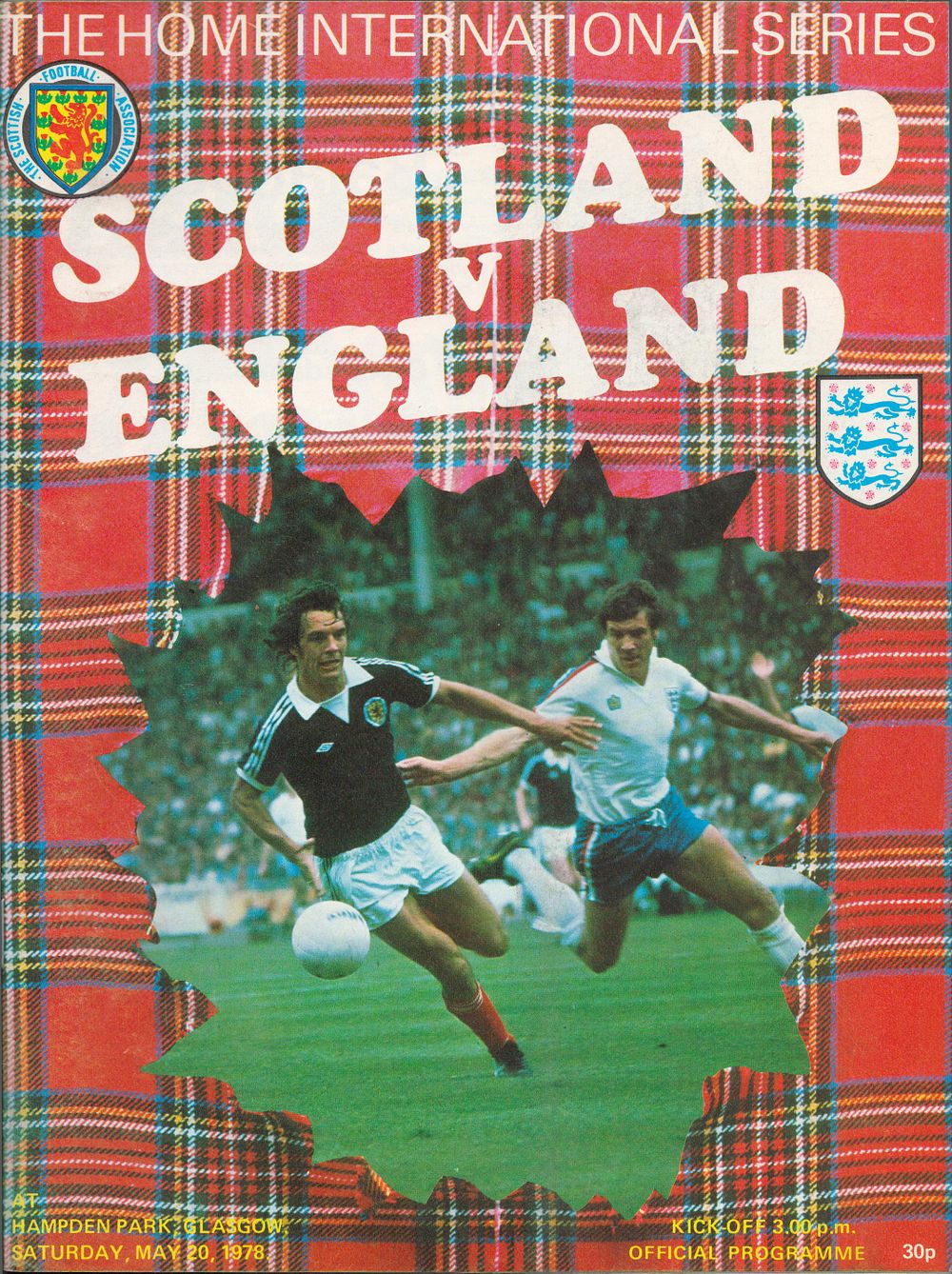 Lot 560: 1 x Home International Scottish FA 1978 Scotland...