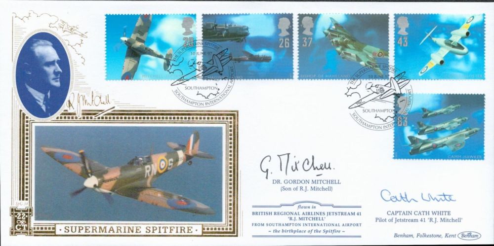 Lot 513: Dr Gordon Mitchell and Capt Cath White Signed...