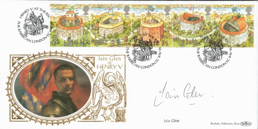 Lot 518: Iain Glen Signed Iain Glen as Henry V...