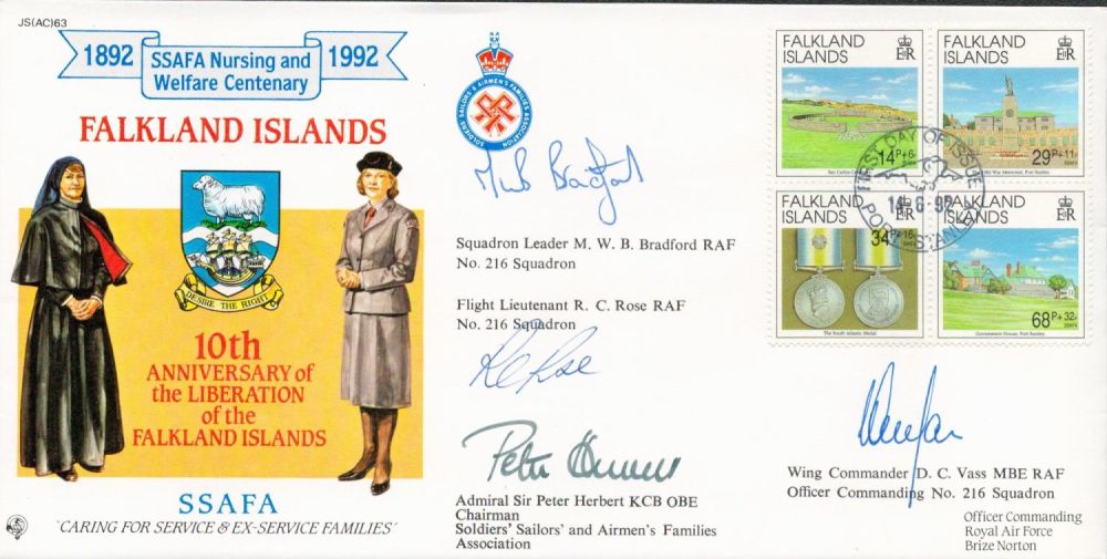 Lot 531: Sqdn Ldr Bradford, Flt Ltnt Rose, Adml Sir...