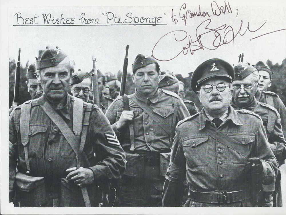 Lot 202: Colin Bean signed 6x4inch black and white Dad's...
