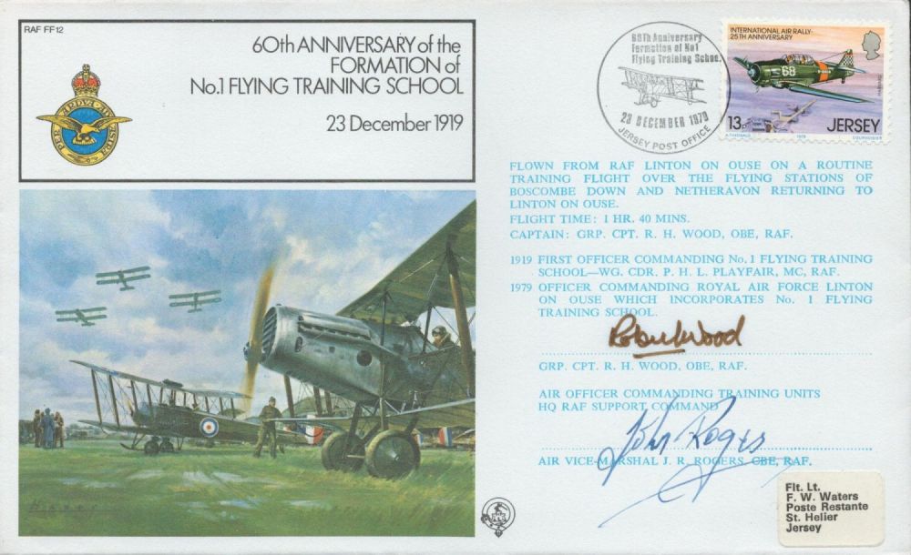 Lot 540: RAF Grp Cpt Robin Wood OBE and AVM...