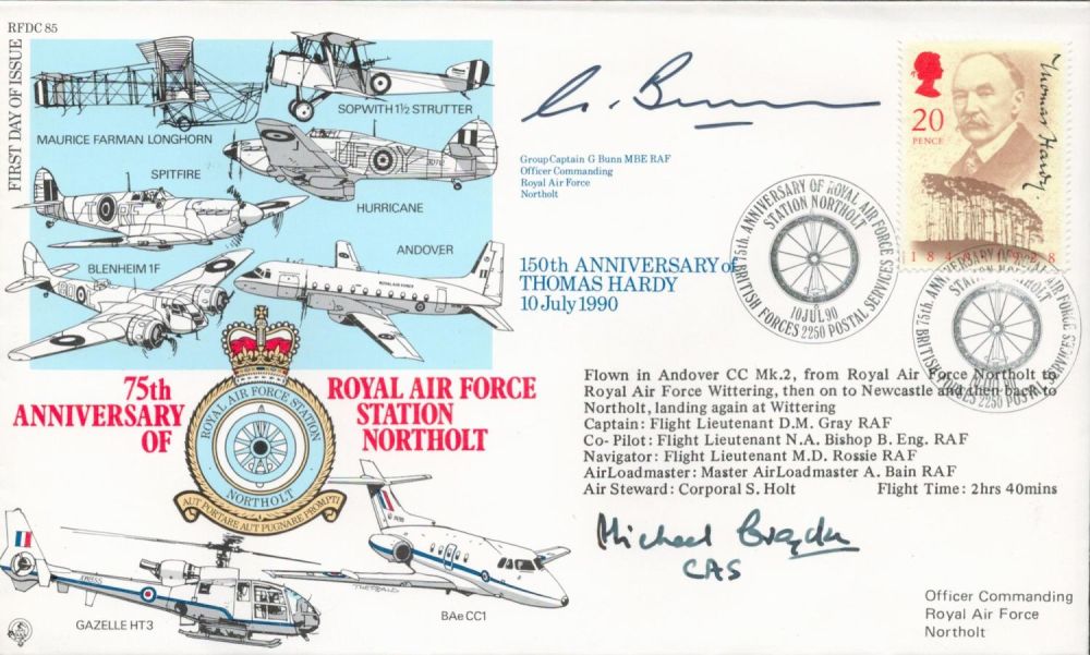 Lot 546: RAF Grp Cpt G Bunn MBE and ACM...