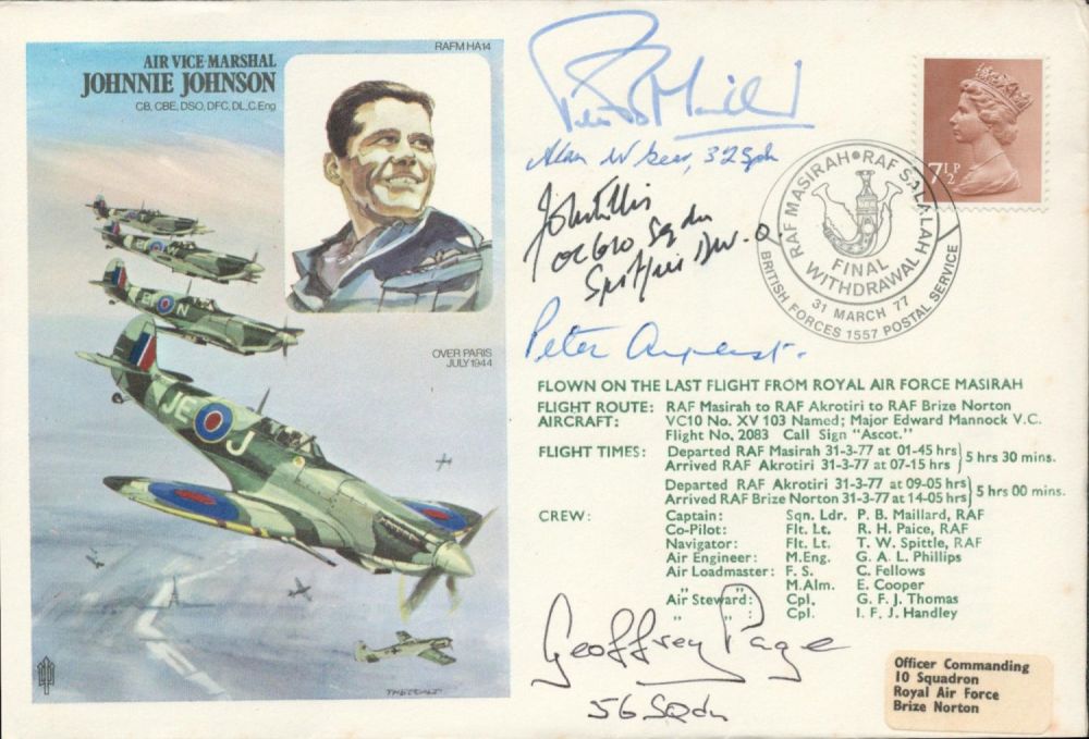 Lot 548: WW2 RAF Alan W Gear, Geoffrey Page, Peter...