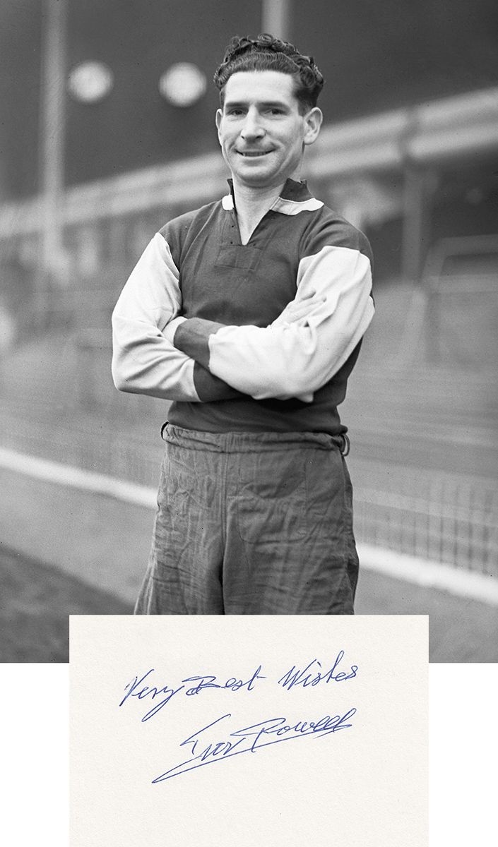 Lot 352: Autographed IVOR POWELL 8 x 6 Presentation :...