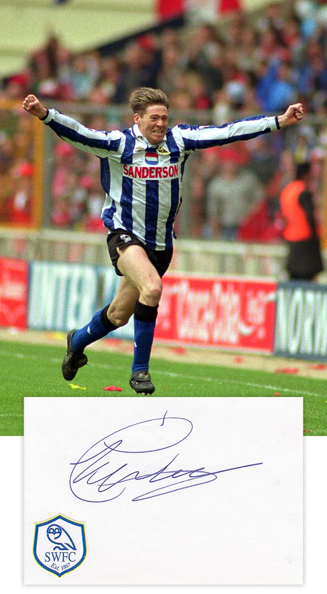 Lot 358: Autographed CHRIS WADDLE 8 x 6 Presentation :...