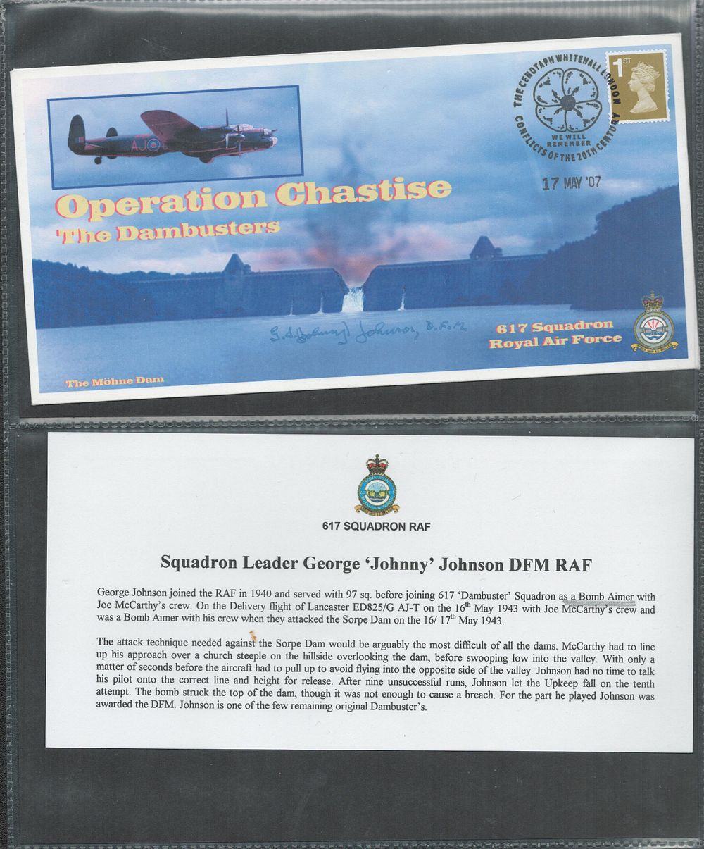 Lot 399: WW2 OPERATION CHASTISE DAMBUSTERS THE CENOTAPH WHITEHALL LONDON...