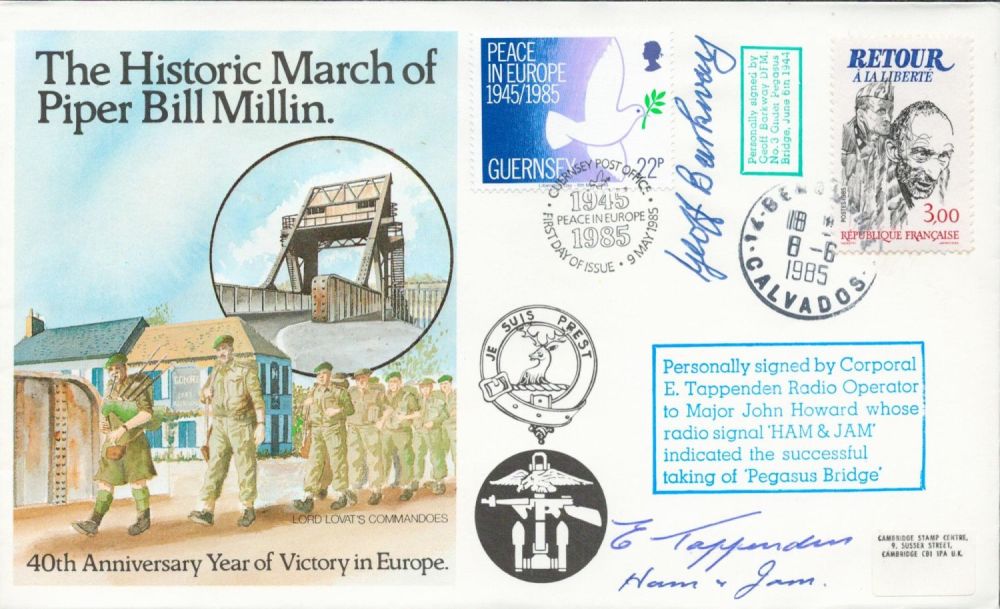 Lot 555: WW2 Corporal E Tappenden Signed The Historic March...