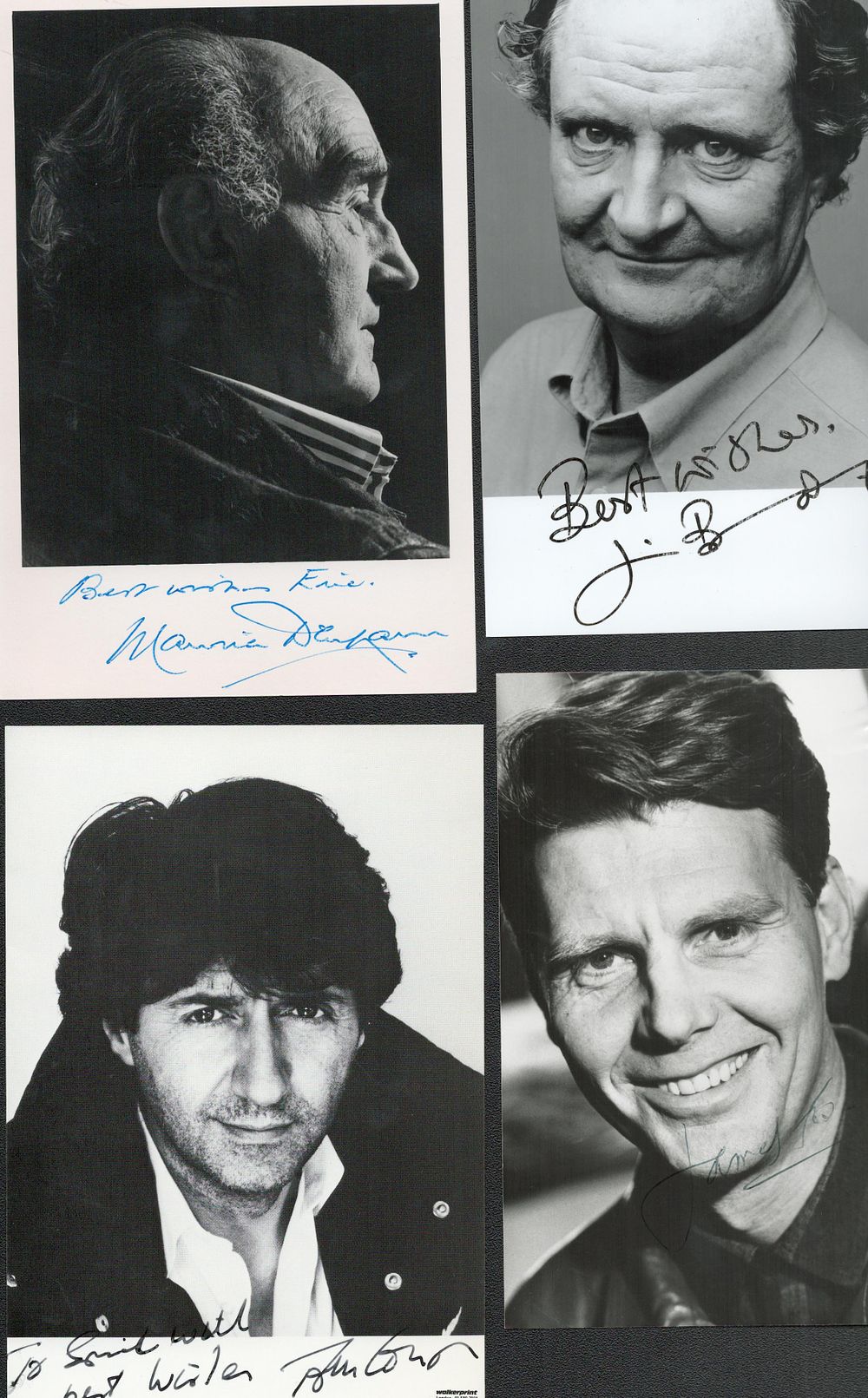 Lot 455: Entertainment Autograph Collection. Jim Broadbent, James fox, Maurice...