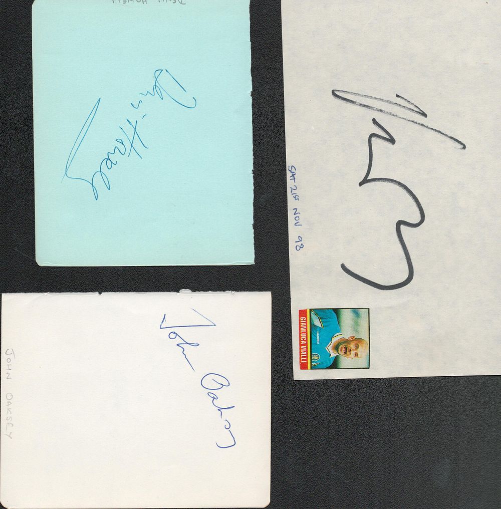 Lot 457: Sport Autograph Collection. Lou Macari, John Oaksey, Howard...