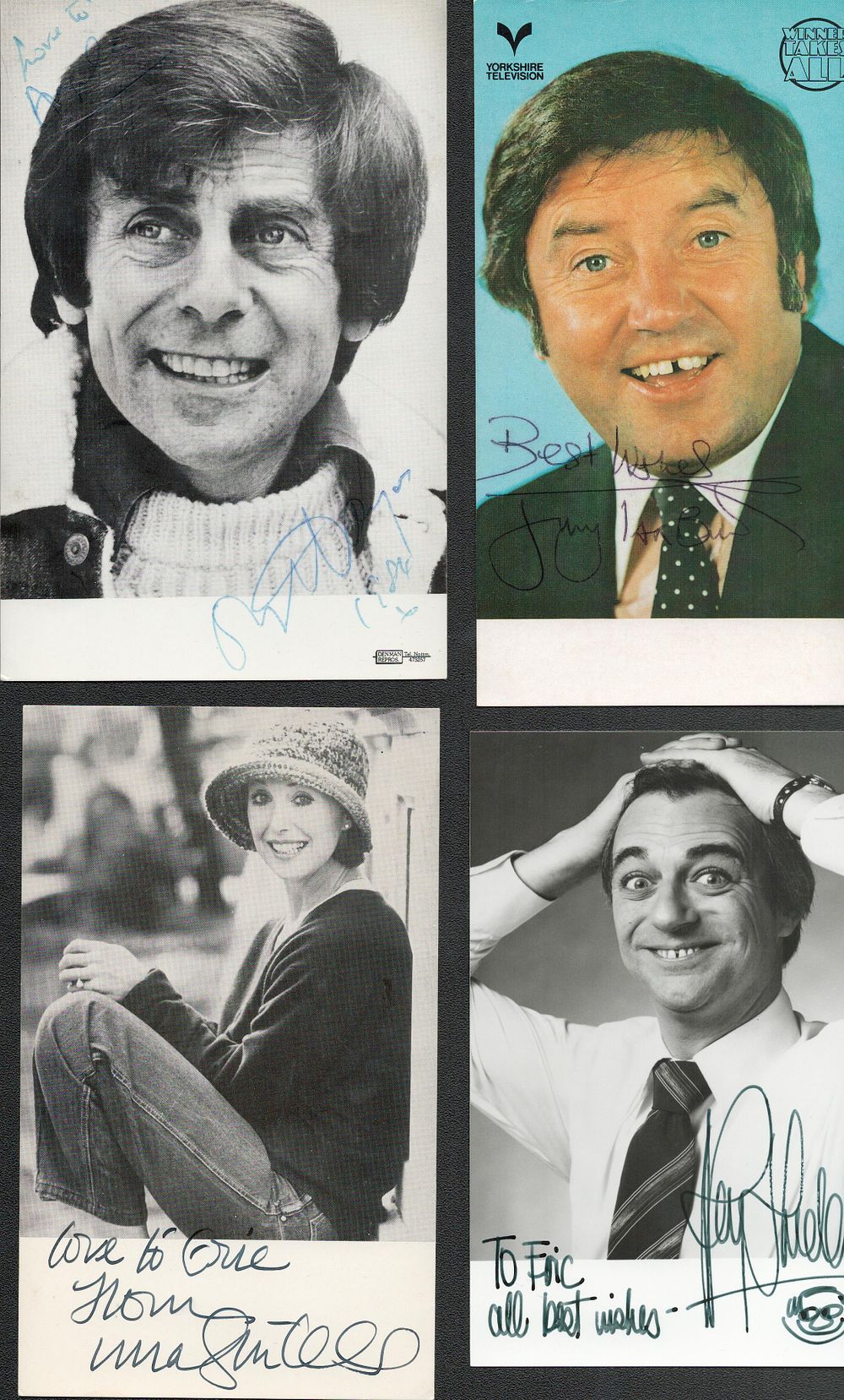 Lot 458: Entertainment Autograph Collection. Jimmy Tarbuck, Melvin Hayes, Roy...