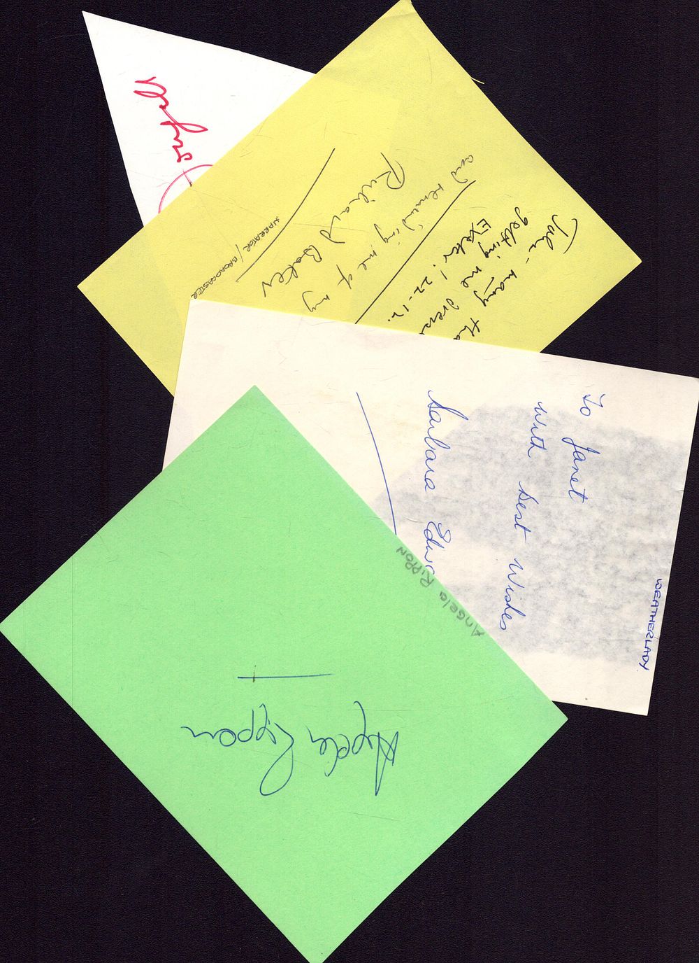 Lot 462: Entertainment Autograph Collection. Angela Rippon, Robert Dougall, Richard...