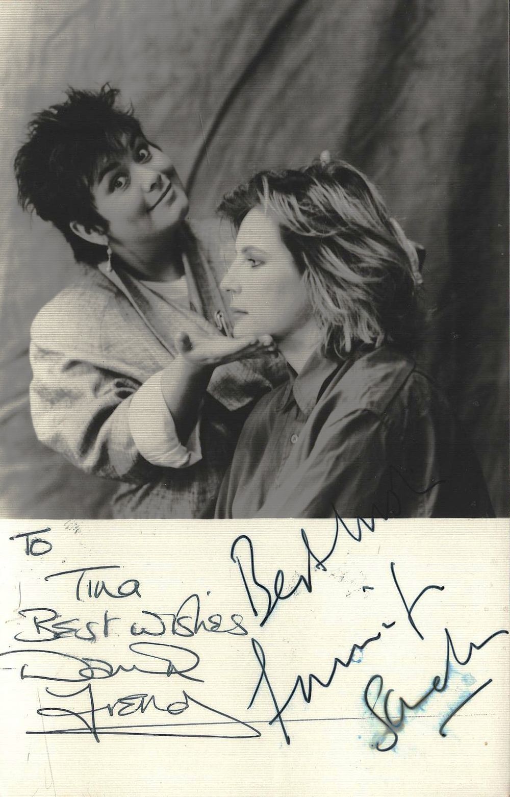 Lot 470: FRENCH & SAUNDERS Comedy Act Dawn French &...