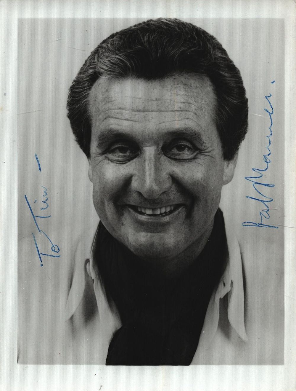 Lot 481: PATRICK MacNEE (1922-2015) Actor signed Avengers Photo Good...
