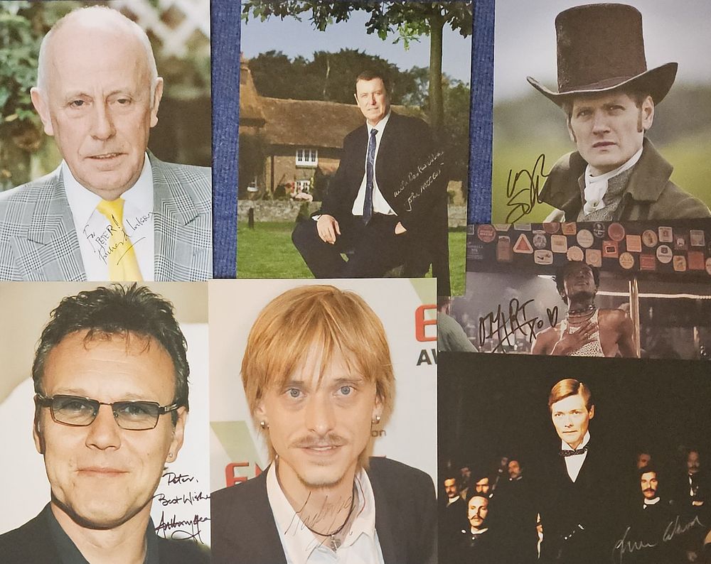Lot 491: ACTORS Collection of 7 signed 8x10 Colour Photos...