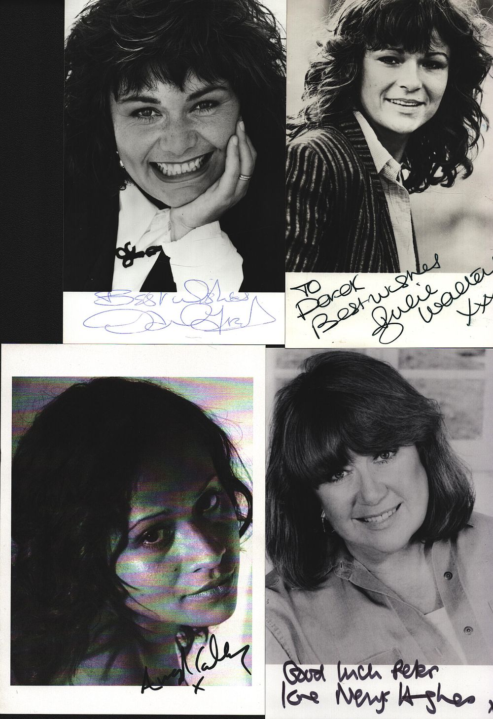 Lot 497: 4CTRESSES 4 signed B&W Photos inc. Angel Cocalby,...