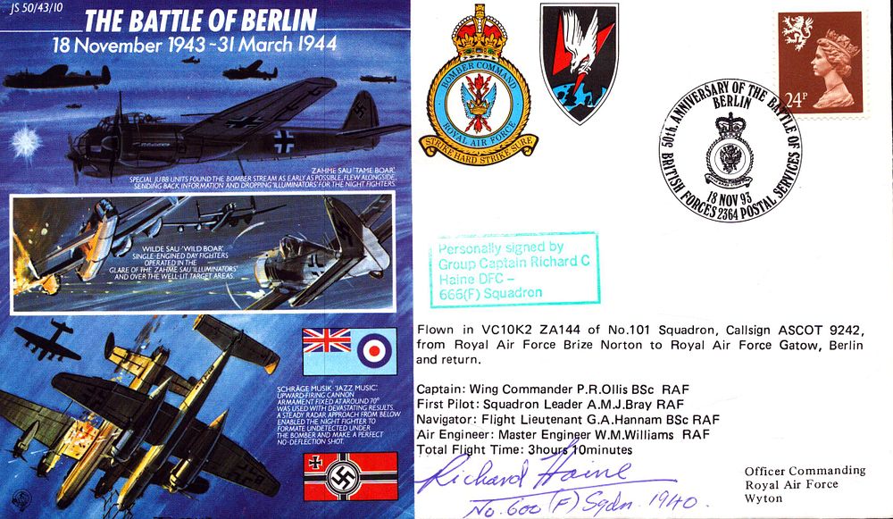 Lot 538: Group Captain Richard C. Haine signed The Battle...