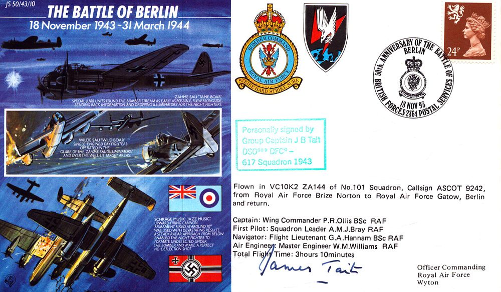 Lot 539: Group Captain J.B. Tait signed The Battle of...