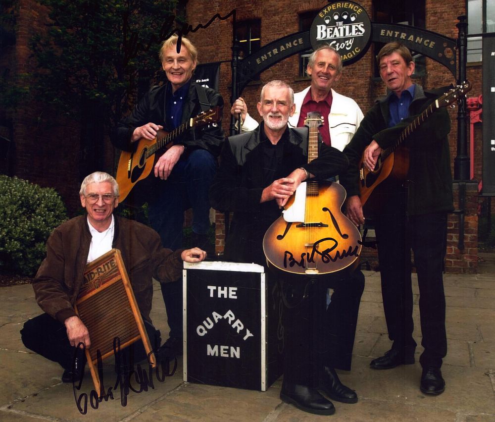 Lot 558: Colin Hanton, Len Garry, Bill Smith, The Quarrymen...