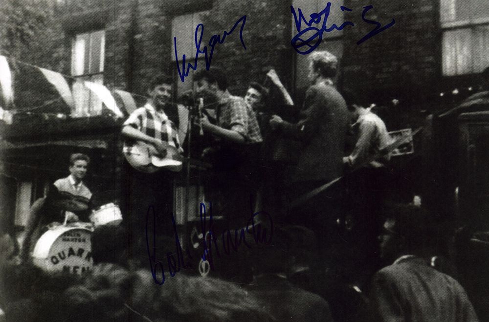 Lot 577: Colin Hanton, Len Garry, Rod Davis, The Quarrymen,...