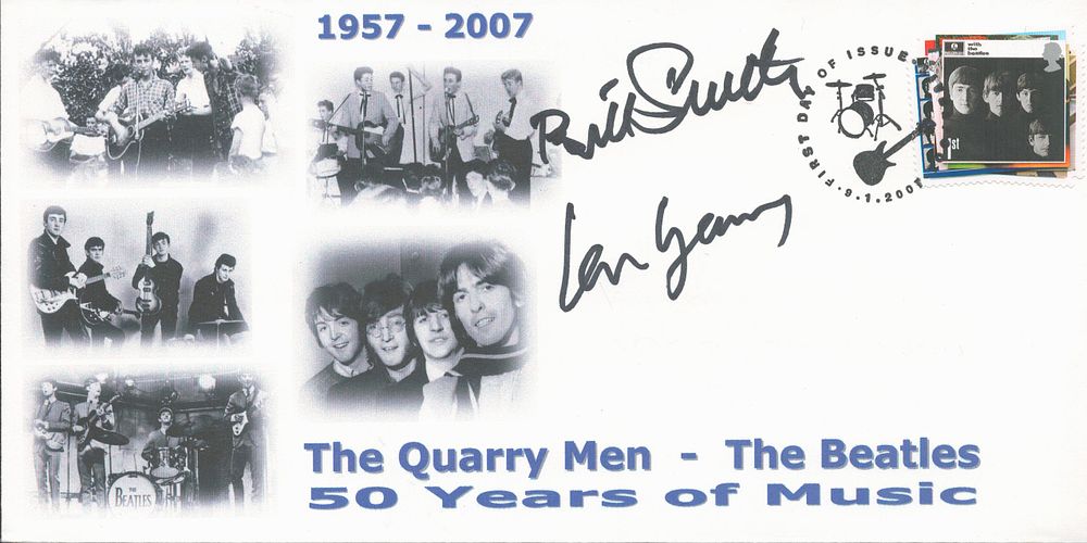 Lot 598: Len Garry Bill Smith signed FDC Quarrymen Beatles...