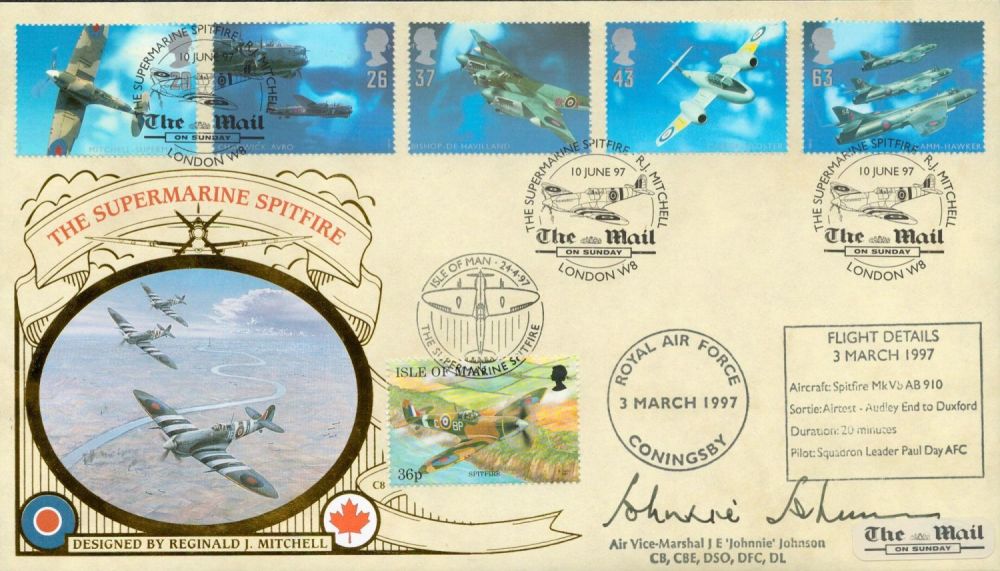 Lot 574: WW2 AVM Johnnie Johnson CB CBE DSO DFC...