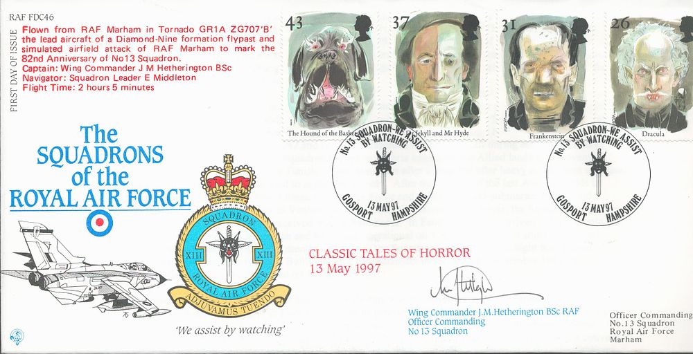 Lot 637: Wing Commander J.M. Hetherington RAF signed The Squadron...