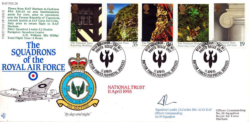 Lot 655: Squadron Ldr J.S. Corden RAF signed The Squadron...