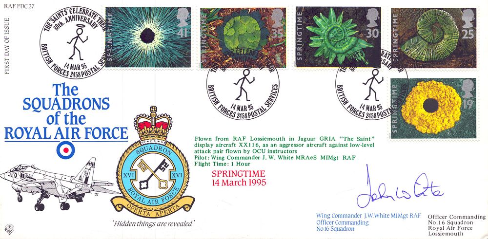 Lot 656: Wing Commander J.W. White RAF signed The Squadron...