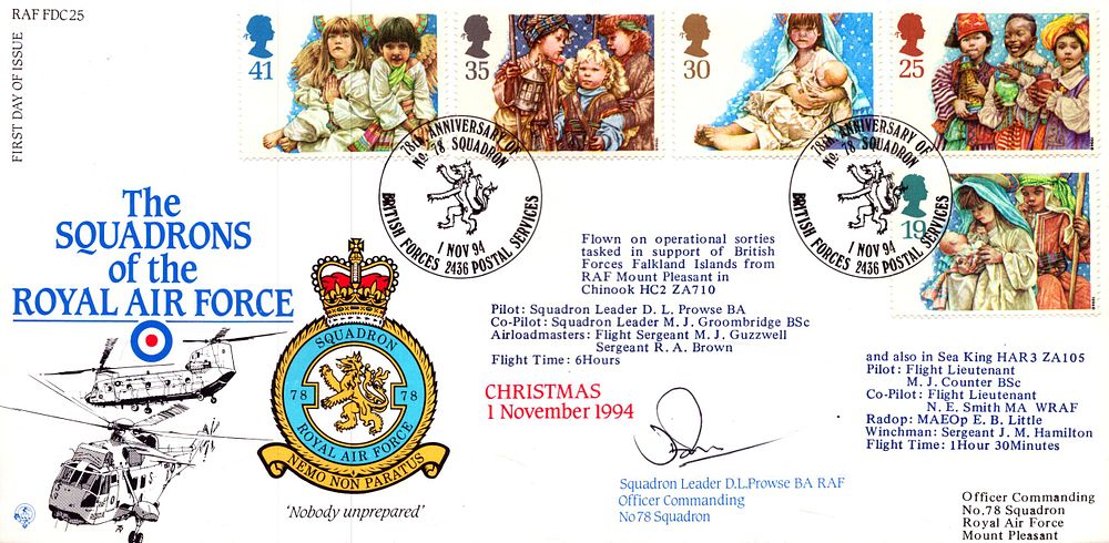 Lot 658: Squadron Ldr D.L. Prowse RAF signed The Squadron...