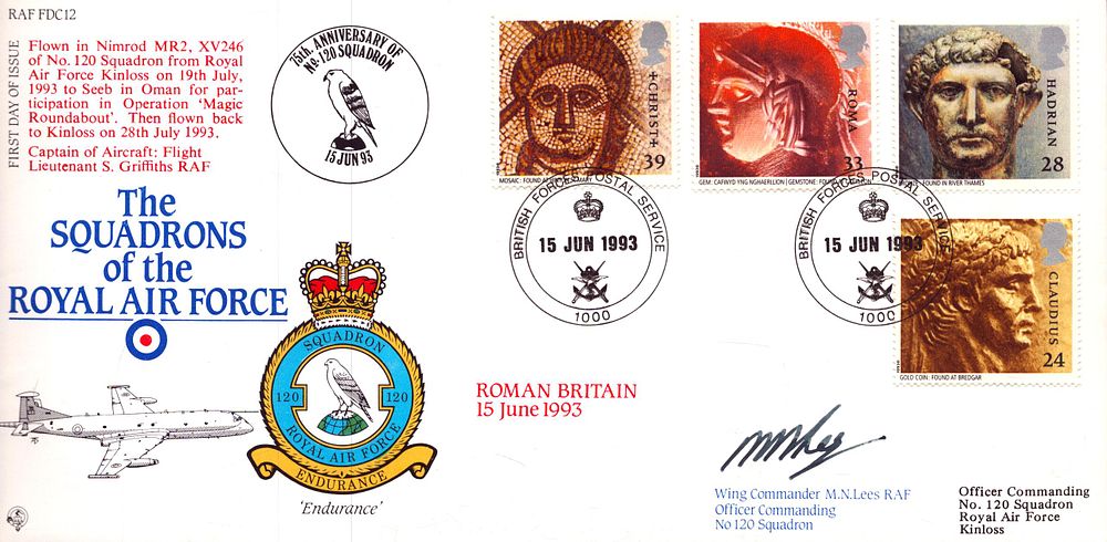 Lot 675: Wing Commander M.N. Lees RAF signed The Squadron...