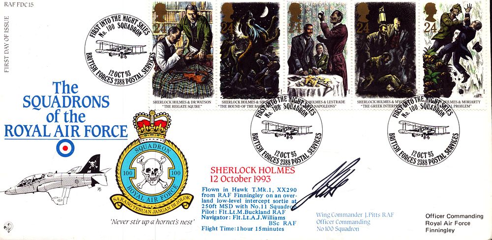 Lot 678: Wing Commander J. Pitts RAF signed The Squadron...