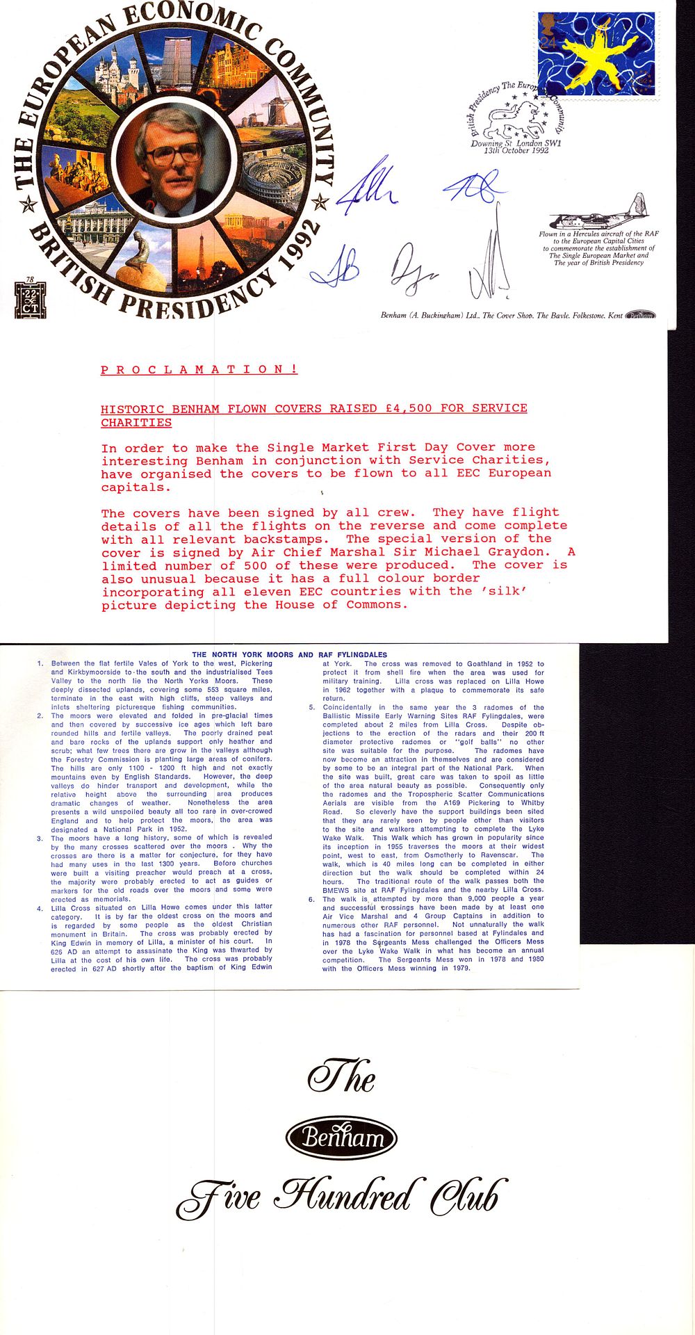 Lot 684: Mult signed Military FDC. Signed by Captain C....