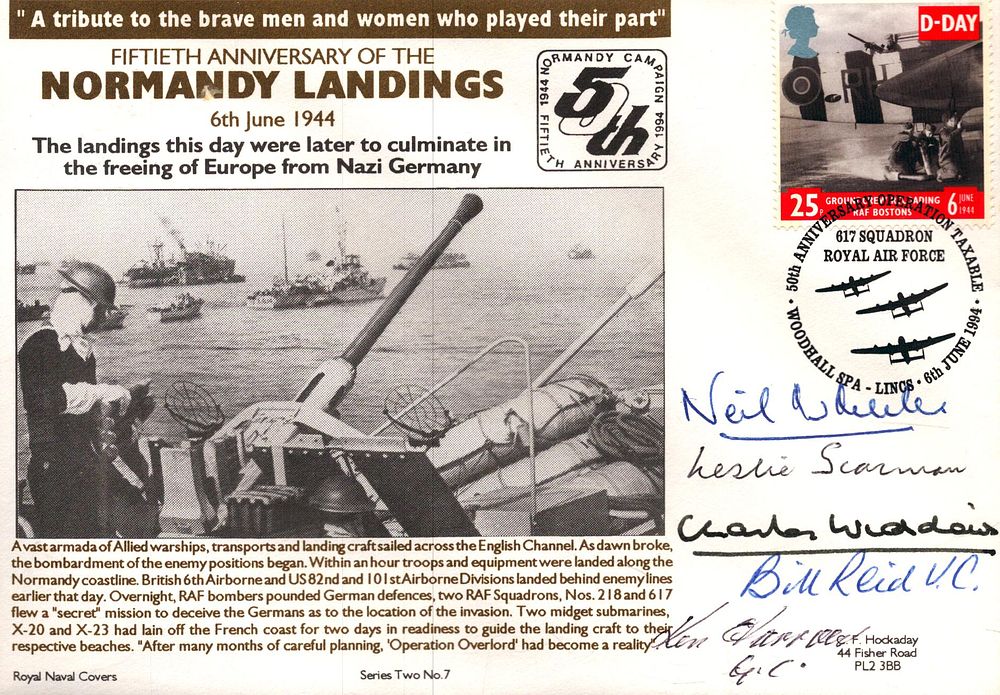 Lot 692: Multi signed FDC. Signed by Sir Neil Wheeler...