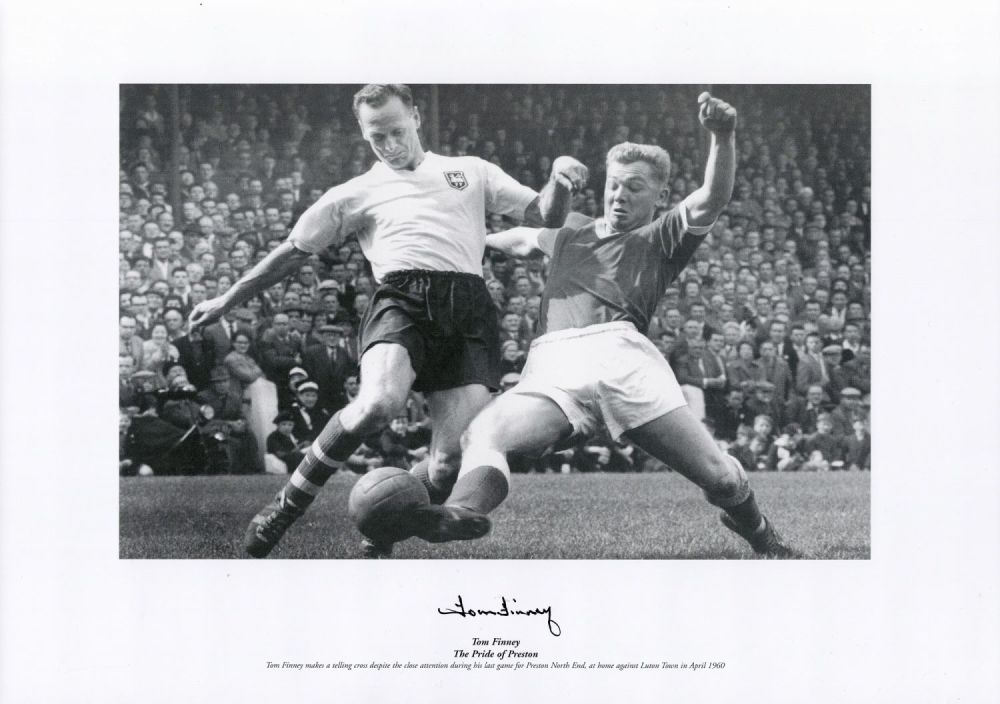 Lot 651: Tom Finney 'The Pride of Preston' 16 x...