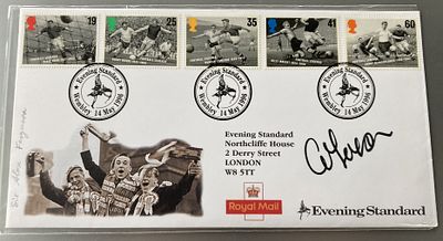 Man Utd legend Alex Ferguson signed 1996 official Evening Standard football FDC.