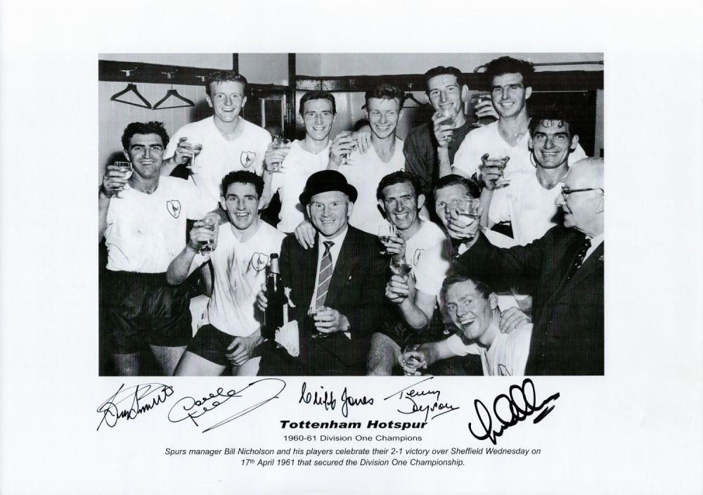 Lot 680: Bobby Smith, Dave MacKay, Cliff Jones, Terry Dyson...