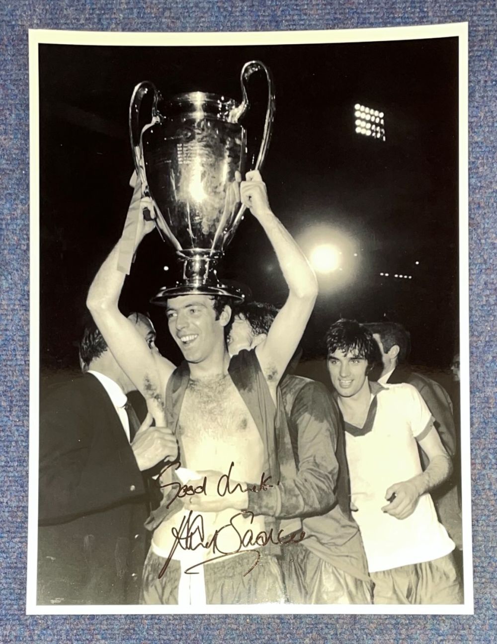 Lot 692: David Sadler signed 16 x 12 black and...