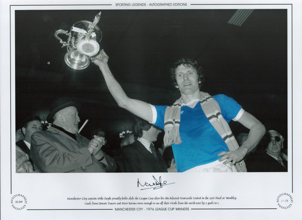 Lot 716: Mike Doyle Signed 16 x 12 Colourised Autograph...