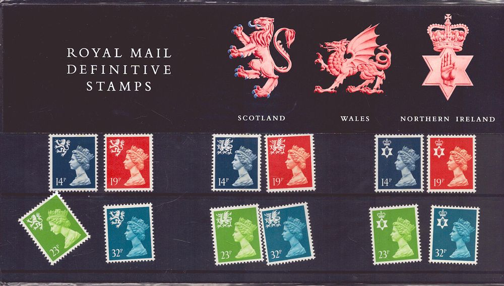 Lot 170: Royal Mail definitive stamps Scotland, Wales and Northern...
