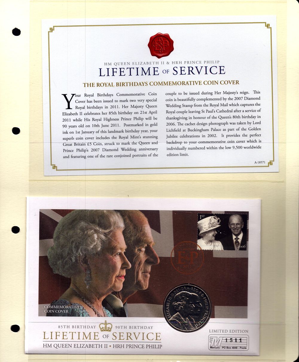Lot 237: HM Queen Elizabeth II and HRH Prince Philip...