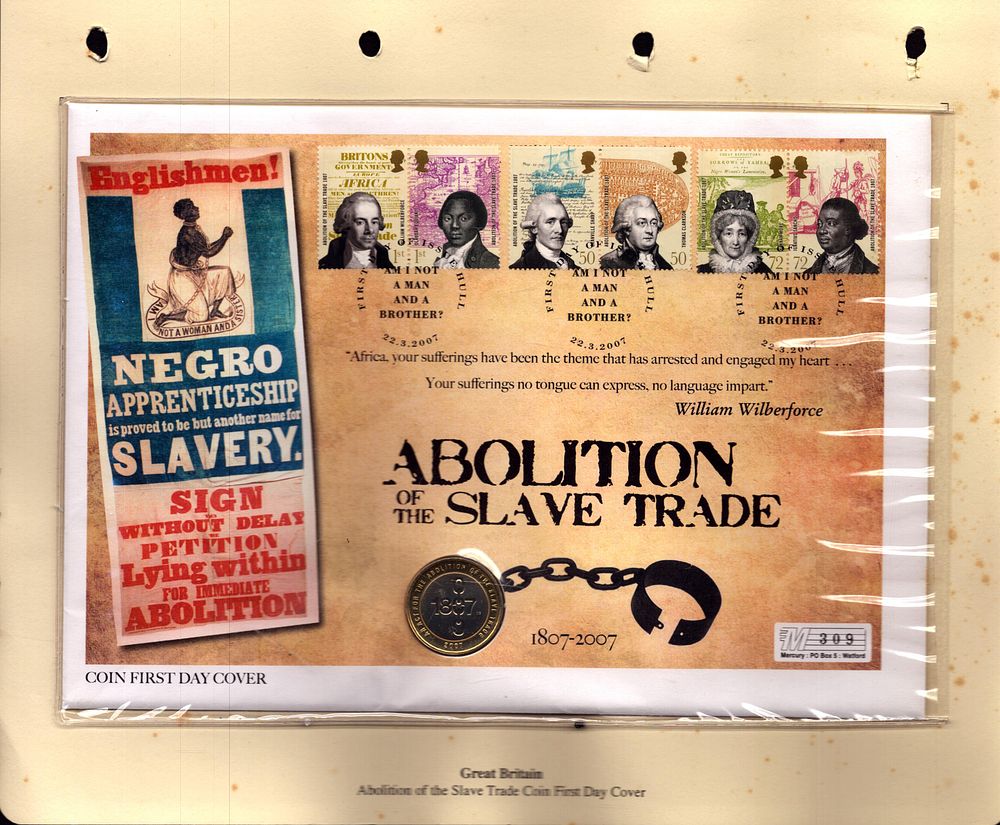 Lot 241: Abolition of the slave trade coin FDC. Numbered...