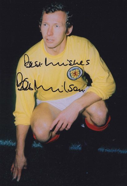 Lot 313: Autographed BOB WILSON 12 x 8 Photo :...