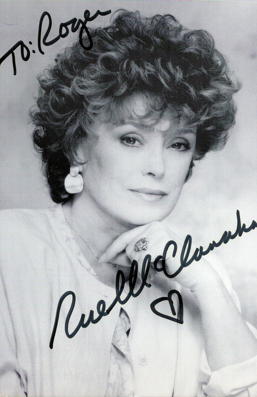 Lot 355: Rue McCallum signed 6x4inch black and white photo....