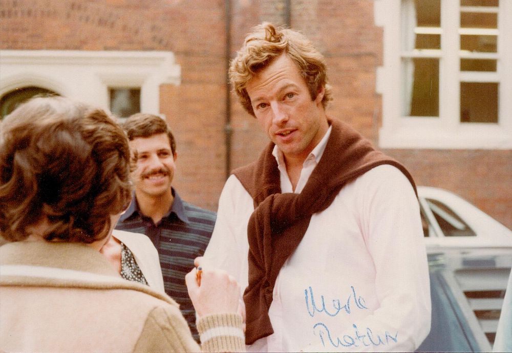 Lot 357: Mark Thatcher signed 6x4inch colour photo. Good condition....