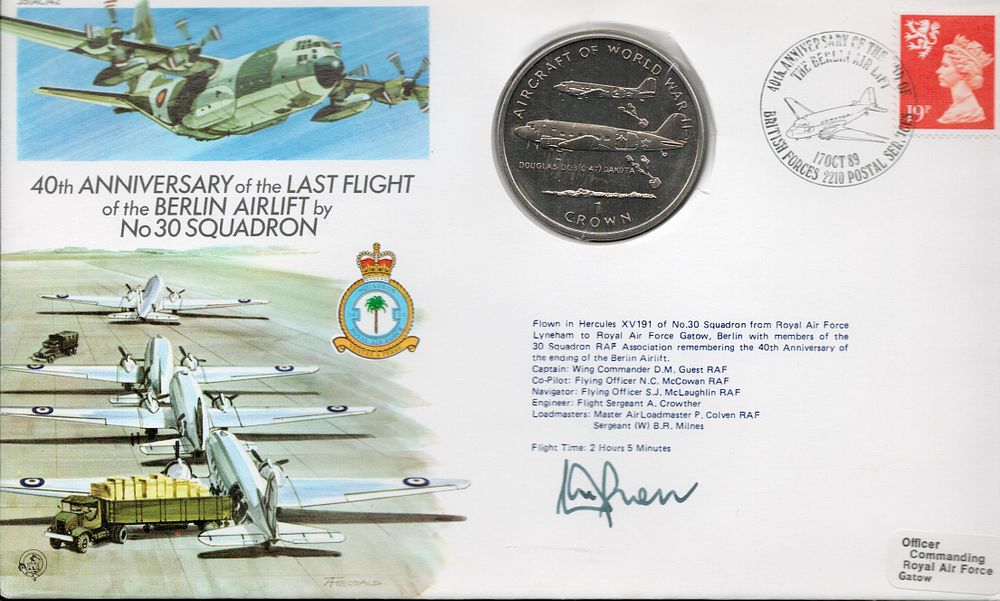 Lot 364: 40th anniv of the last flight of the...