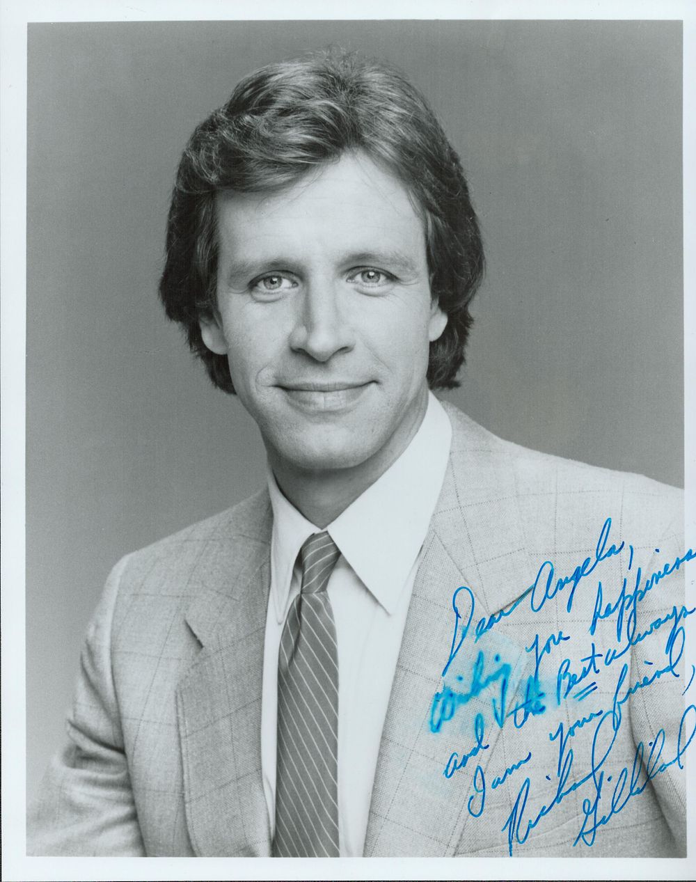 Lot 383: Richard Gilliland signed 10x8inch black and white photo....