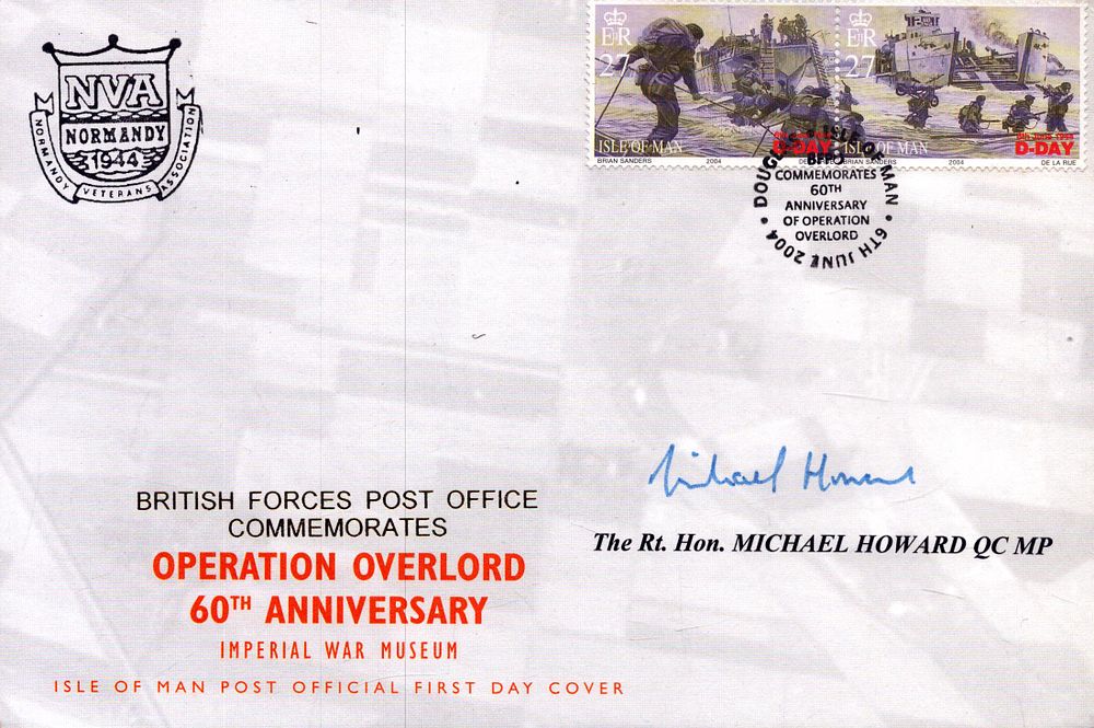 Lot 440: Rt Hon Michael Howard QC MP signed Operation...
